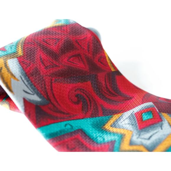 VTG Missoni Italy Silk Cubism Floral Bird Tie Retro Artsy Wedding Luxury Boho - Picture 7 of 14